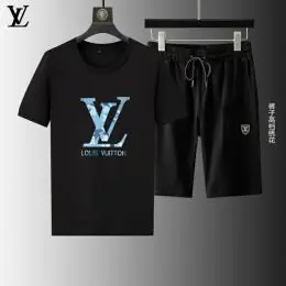 louis vuitton lv survetements manches courtes pour homme s_11aa151